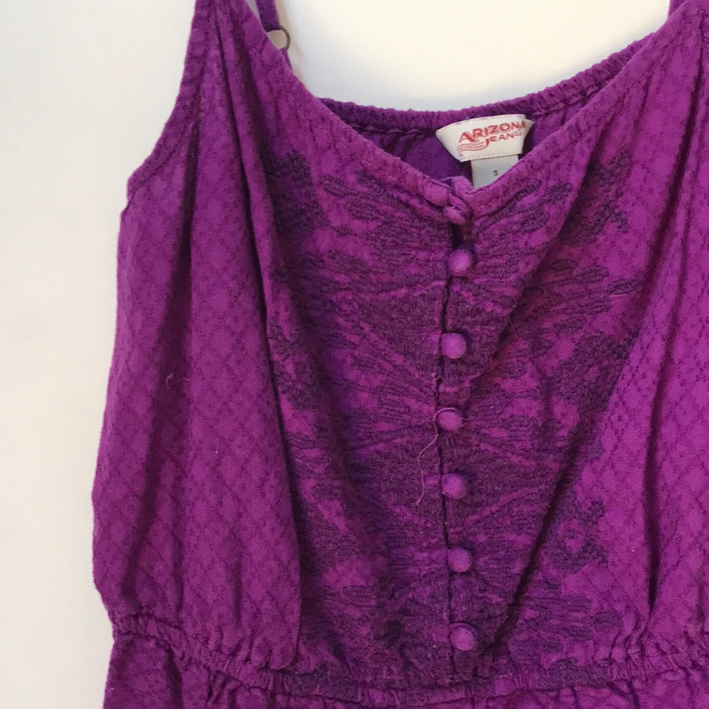 Purple Peplum Top